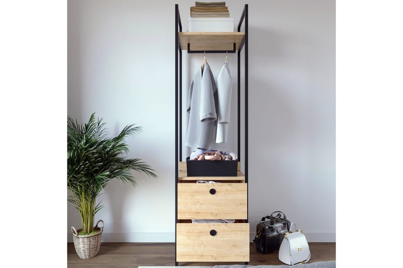 Goleni Garderobe 50x40 cm - Natur - Oppbevaring - Klesoppbevaring - Garderober & garderobesystem