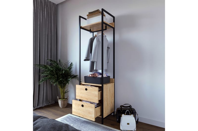 Goleni Garderobe 50x40 cm - Natur - Oppbevaring - Klesoppbevaring - Garderober & garderobesystem