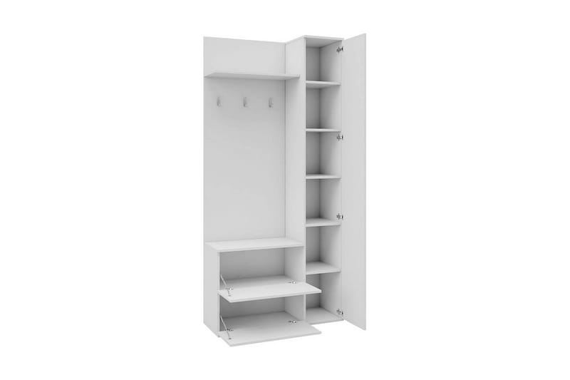 Green Garderobe 90x34x195 cm - Oppbevaring - Klesoppbevaring - Garderober & garderobesystem