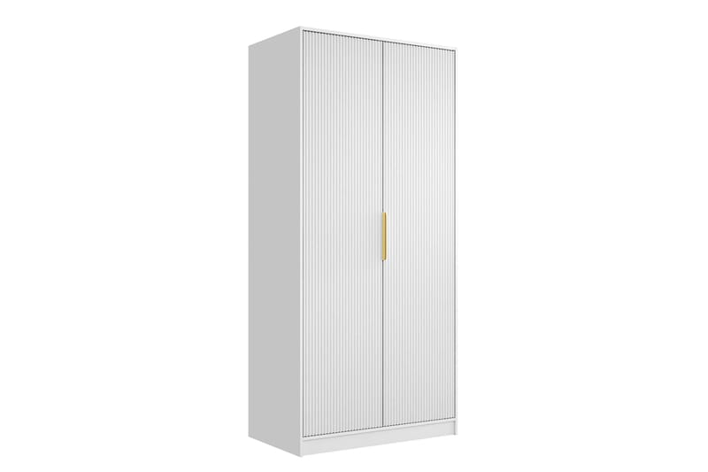 Gudelia Garderobe 102x216 cm - Grå - Oppbevaring - Klesoppbevaring - Garderober & garderobesystem