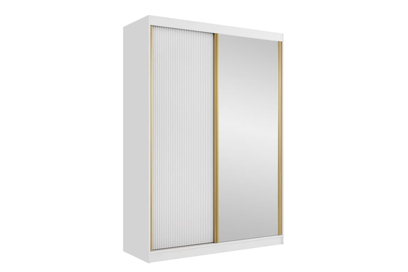 Gudelia Garderobeskap 151x216 cm, Hvit