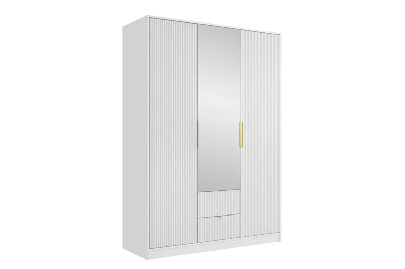 Gudelia Garderobeskap 151x216 cm, Hvit