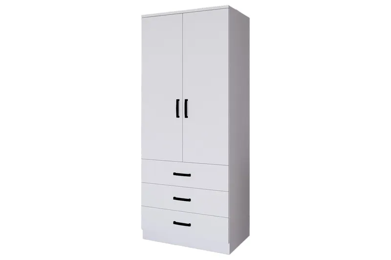 Haaken Garderobe 60x174,8 cm, Matt hvit