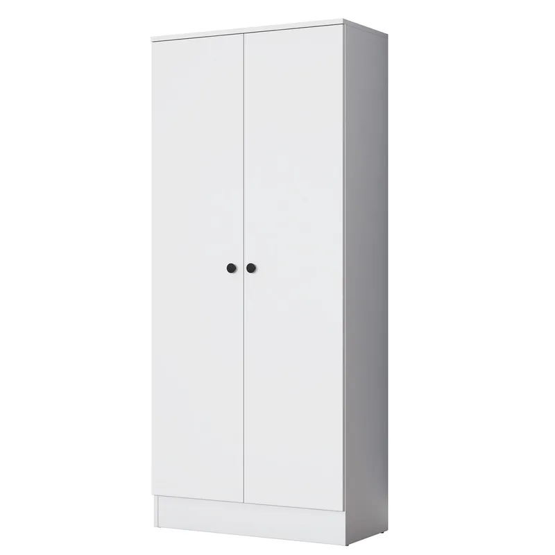 Hallstativ Wallxpert Cleo hylle (80 x 182,8 x 37,5 cm) Hvit, Hvit