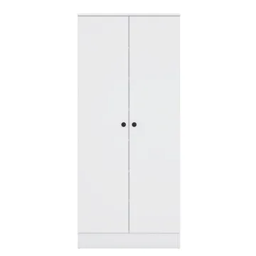 Hallstativ Wallxpert Cleo hylle (80 x 182,8 x 37,5 cm) Hvit - Hvit - Oppbevaring - Klesoppbevaring - Garderober & garderobesystem - Garderobeskap & klesskap