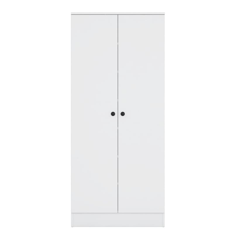 Hallstativ Wallxpert Cleo hylle (80 x 182,8 x 37,5 cm) Hvit - Hvit - Oppbevaring - Klesoppbevaring - Garderober & garderobesystem - Garderobeskap & klesskap