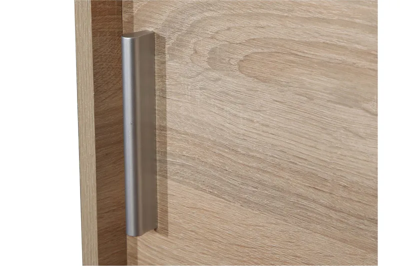 Harvinder Garderob med Speil 120x205 cm - Beige - Oppbevaring - Klesoppbevaring - Garderober & garderobesystem