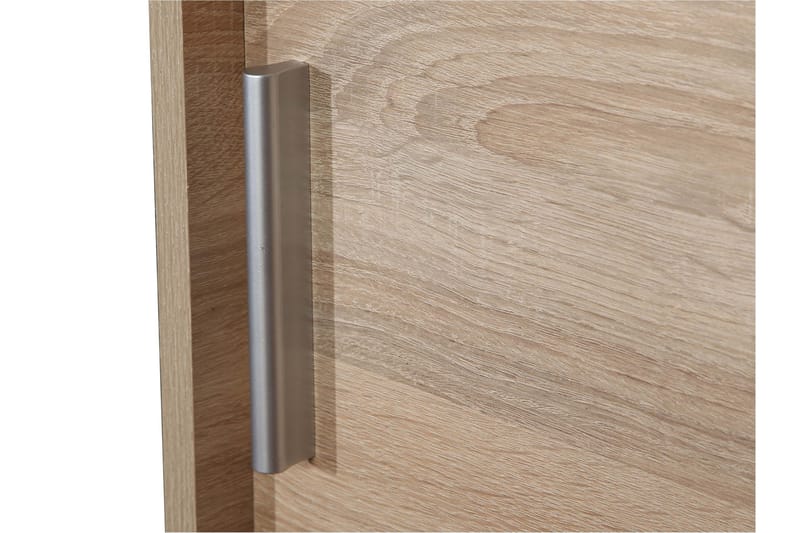 Harvinder Garderob med Speil 120x205 cm - Beige - Oppbevaring - Klesoppbevaring - Garderober & garderobesystem