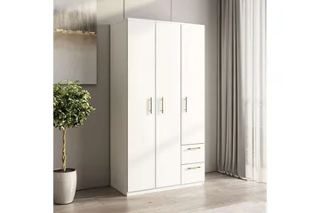 Hearst Garderobe 90x171,8 cm - Hvit - Oppbevaring - Klesoppbevaring - Garderober & garderobesystem - Garderobeskap & klesskap