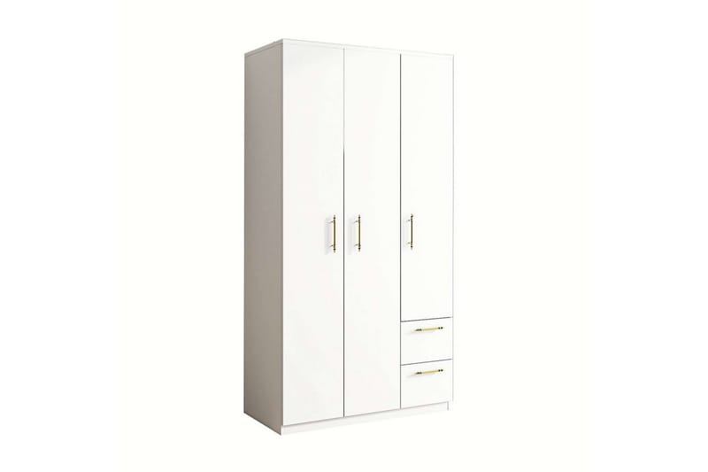 Hearst Garderobe 90x171,8 cm - Hvit - Oppbevaring - Klesoppbevaring - Garderober & garderobesystem
