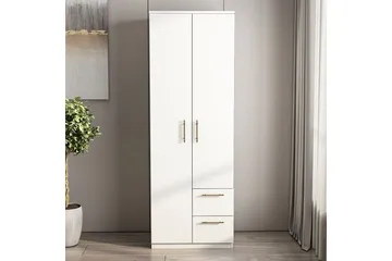 Hearst Garderobesskåp 60x171,8 cm - Hvit - Oppbevaring - Klesoppbevaring - Garderober & garderobesystem - Garderobeskap & klesskap