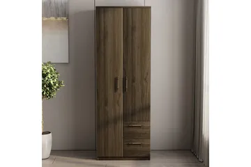 Hearst Garderobesskåp 60x171,8 cm - Valnøtt - Oppbevaring - Klesoppbevaring - Garderober & garderobesystem - Garderobeskap & klesskap