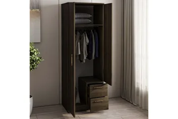 Hearst Garderobesskåp 60x171,8 cm - Valnøtt - Oppbevaring - Klesoppbevaring - Garderober & garderobesystem - Garderobeskap & klesskap