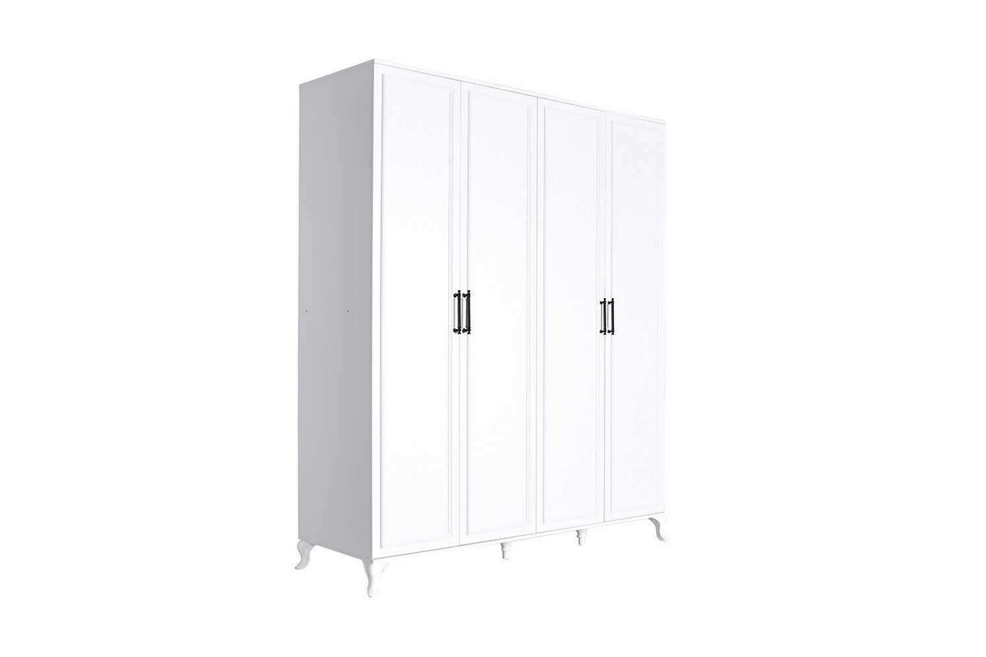 Hiora Garderobe 180x224 cm - Hvit