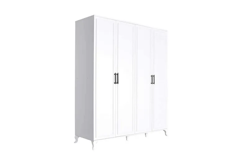 Hiora Garderobe 180x224 cm, Hvit