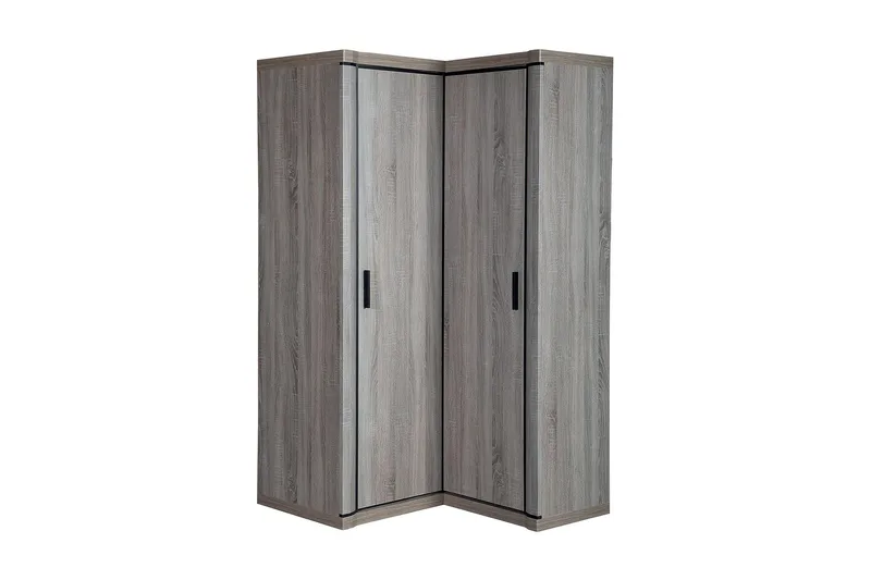 Dallas Garderobe 100x58x192 cm - Oppbevaring - Klesoppbevaring - Garderober & garderobesystem - Hjørnegarderobe
