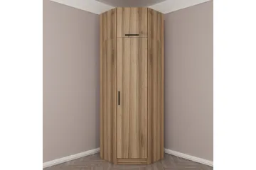Fruitland Hjørnegarderobe 74 cm - Eik - Oppbevaring - Klesoppbevaring - Garderober & garderobesystem - Hjørnegarderobe