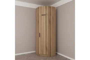 Fruitland Hjørnegarderobe 74 cm - Eik - Oppbevaring - Klesoppbevaring - Garderober & garderobesystem - Hjørnegarderobe
