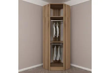 Fruitland Hjørnegarderobe 74 cm - Eik - Oppbevaring - Klesoppbevaring - Garderober & garderobesystem - Hjørnegarderobe