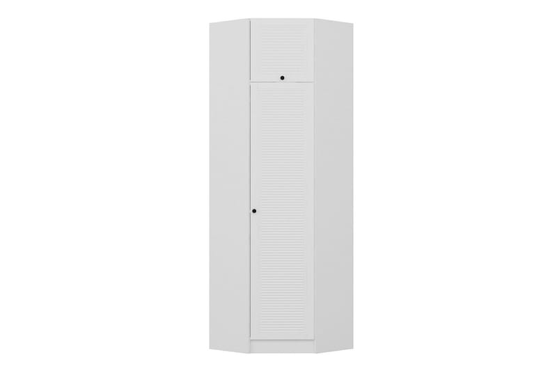 Fruitland Hjørnegarderobe 74 cm - Hvit - Oppbevaring - Klesoppbevaring - Garderober & garderobesystem - Hjørnegarderobe