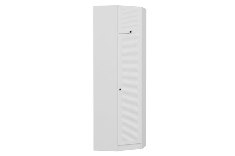 Fruitland Hjørnegarderobe 74 cm - Hvit - Oppbevaring - Klesoppbevaring - Garderober & garderobesystem - Hjørnegarderobe