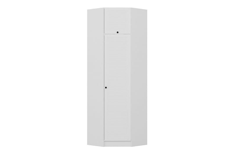 Fruitland Hjørnegarderobe 74 cm - Hvit - Oppbevaring - Klesoppbevaring - Garderober & garderobesystem - Hjørnegarderobe