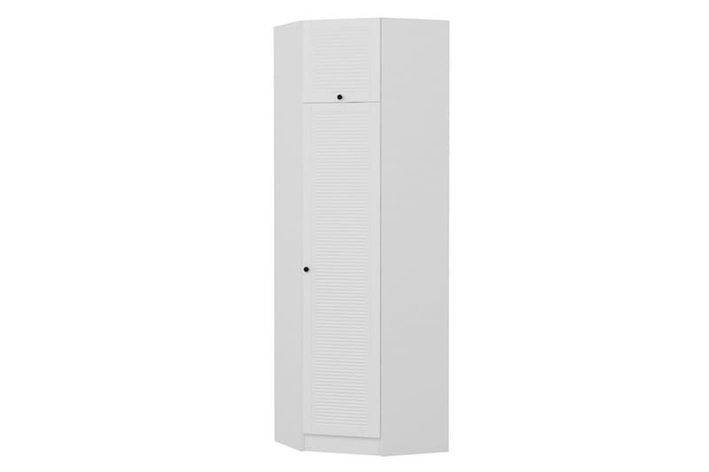 Fruitland Hjørnegarderobe 74 cm - Hvit - Oppbevaring - Klesoppbevaring - Garderober & garderobesystem - Hjørnegarderobe