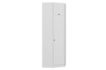 Fruitland Hjørnegarderobe 74 cm - Hvit - Oppbevaring - Klesoppbevaring - Garderober & garderobesystem - Hjørnegarderobe