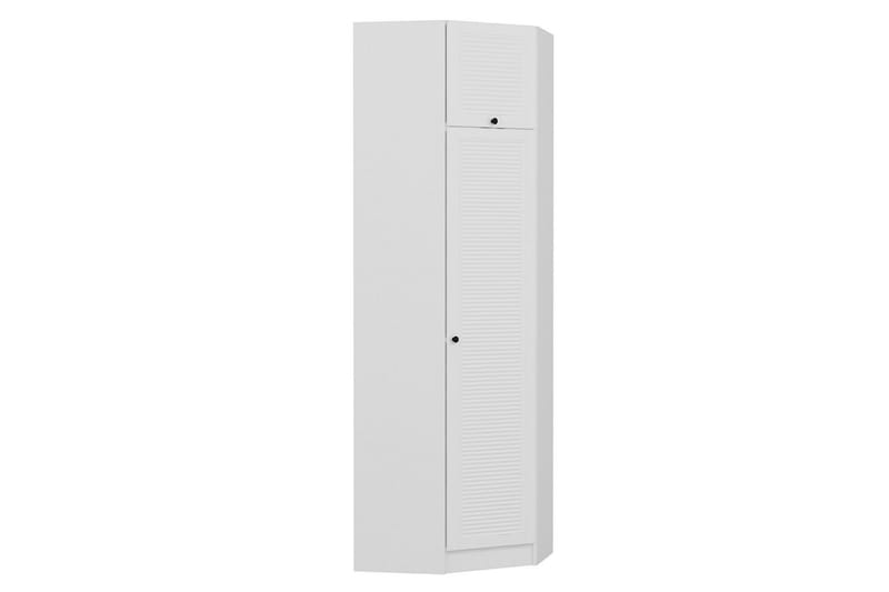 Fruitland Hjørnegarderobe 74 cm - Hvit - Oppbevaring - Klesoppbevaring - Garderober & garderobesystem - Hjørnegarderobe
