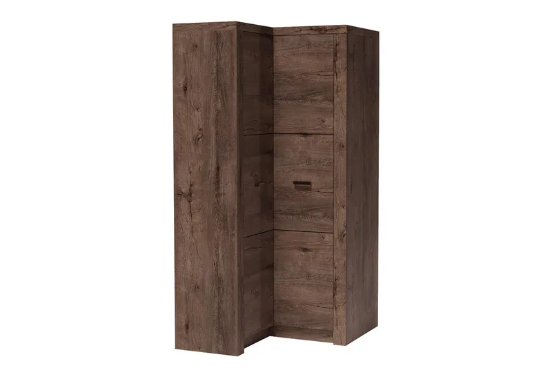 Indianapolis Garderobe 106x58x192 cm - Oppbevaring - Klesoppbevaring - Garderober & garderobesystem - Hjørnegarderobe