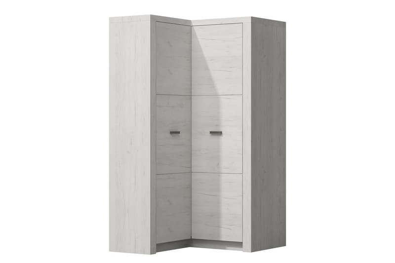 Indianapolis Garderobe 106x58x192 cm - Hjørnegarderobe