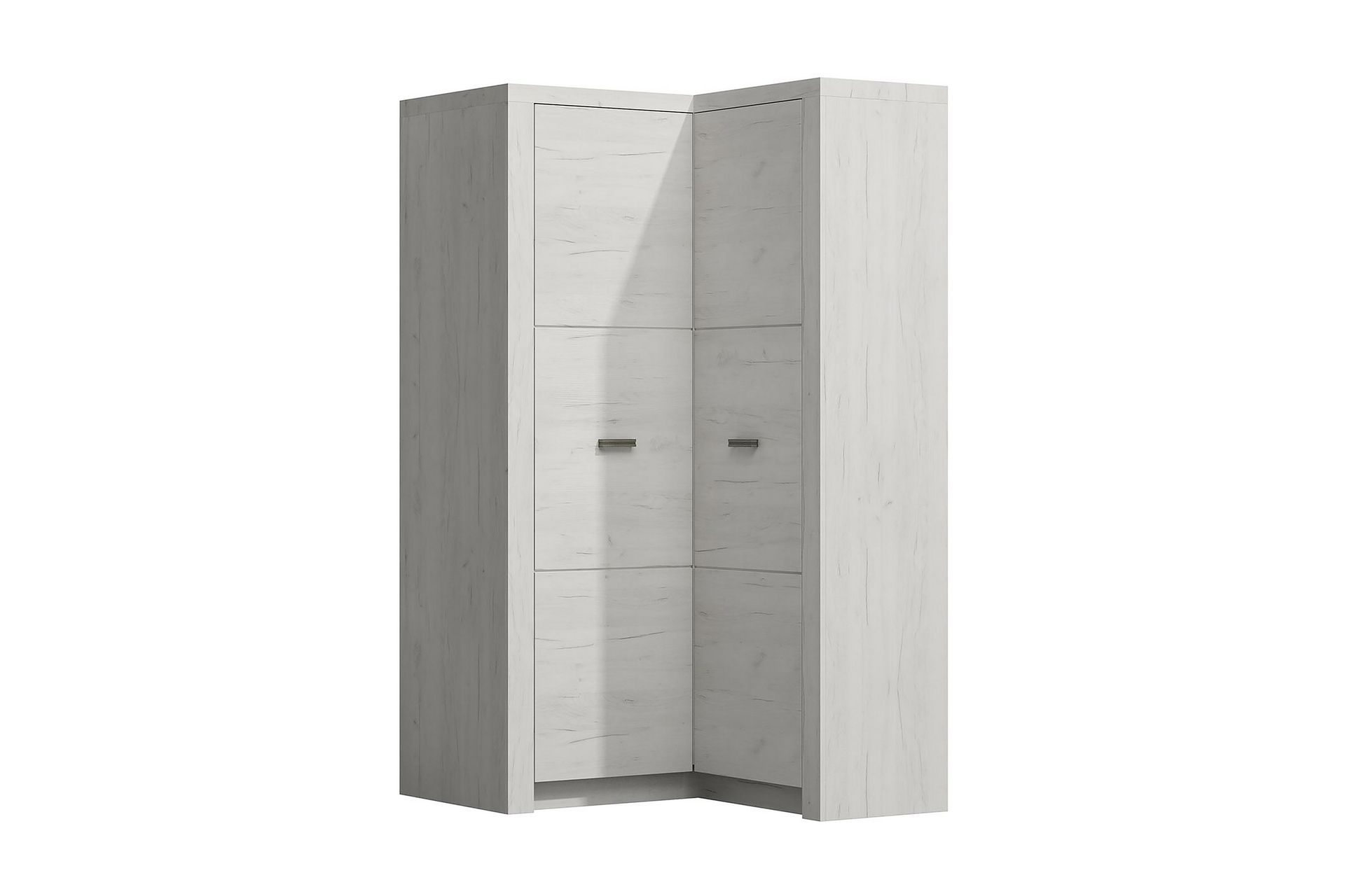 Indianapolis Garderobe 106x58x192 cm - Oppbevaring - Klesoppbevaring - Garderober & garderobesystem - Hjørnegarderobe