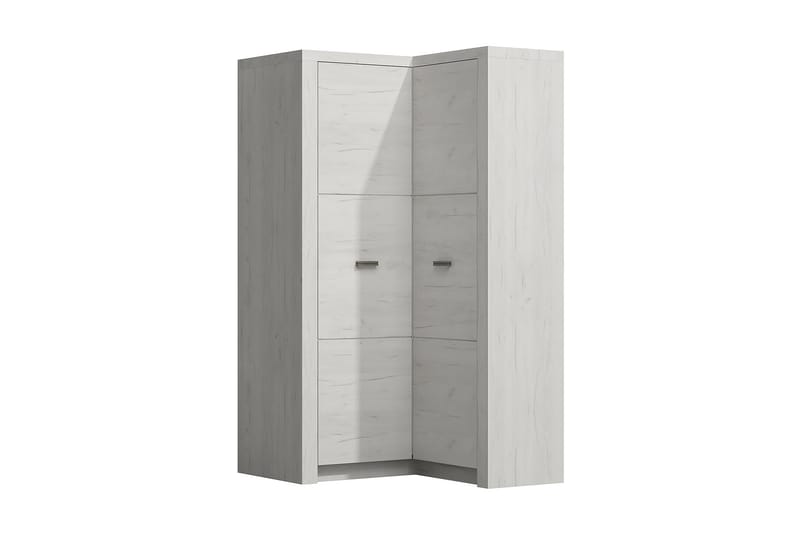 Indianapolis Garderobe 106x58x192 cm - Oppbevaring - Klesoppbevaring - Garderober & garderobesystem - Hjørnegarderobe