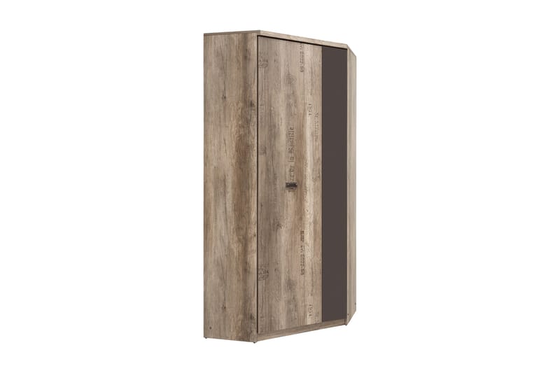 Movico Hjørnegarderobe - Tre/natur - Oppbevaring - Klesoppbevaring - Garderober & garderobesystem - Hjørnegarderobe