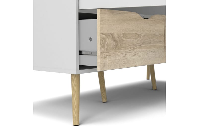 Hostafranc Garderobe 147x200 cm - Hvit/Grå - Oppbevaring - Klesoppbevaring - Garderober & garderobesystem