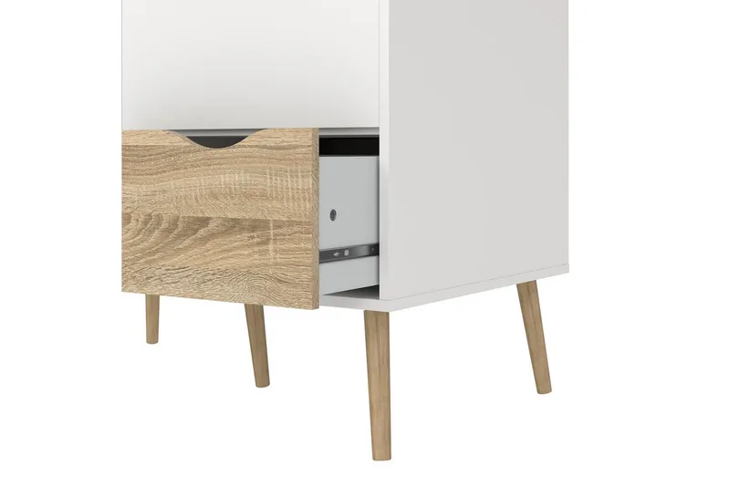 Hostafranc Garderobeskap 98,7x200,1 cm - Hvit - Oppbevaring - Klesoppbevaring - Garderober & garderobesystem - Garderobeskap & klesskap