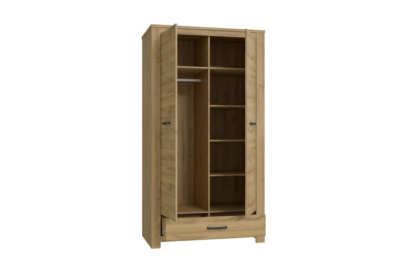 Hovencamp Garderobe 60x107 cm - Brun - Oppbevaring - Klesoppbevaring - Garderober & garderobesystem