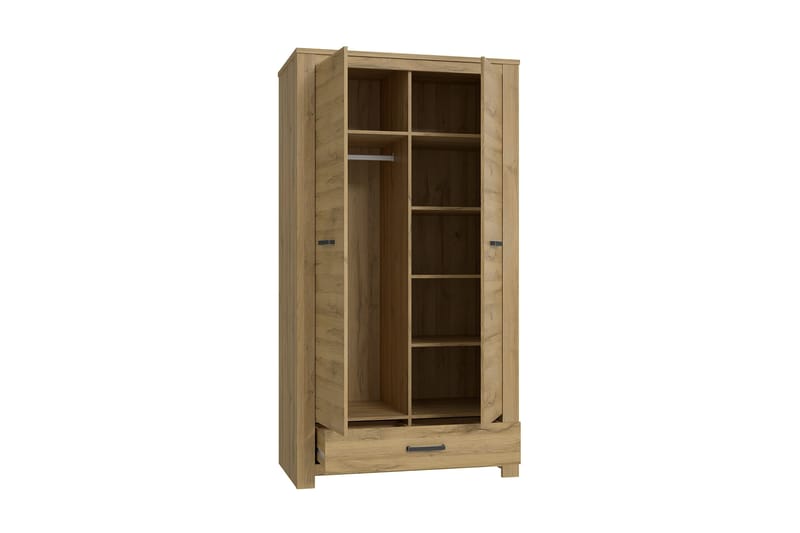 Hovencamp Garderobe 60x107 cm, Brun