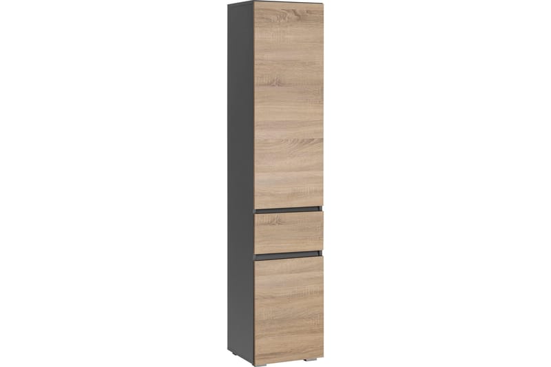 Hudnall Garderobe 38x35 cm Høy - Antrasitt/Hvit - Garderober & garderobesystem - Garderobeskap & klesskap