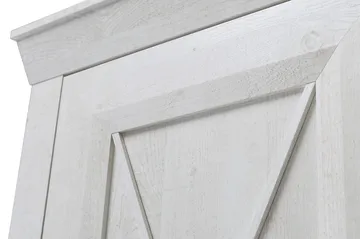 Hurlston Garderobe 255 cm - Hvit - Oppbevaring - Klesoppbevaring - Garderober & garderobesystem