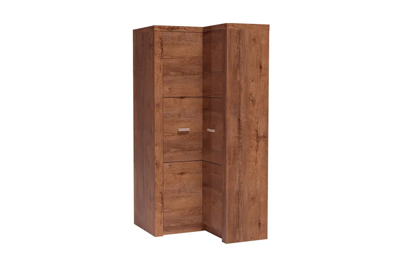 Indianapolis Garderobe 106x58x192 cm - Oppbevaring - Klesoppbevaring - Garderober & garderobesystem - Hjørnegarderobe