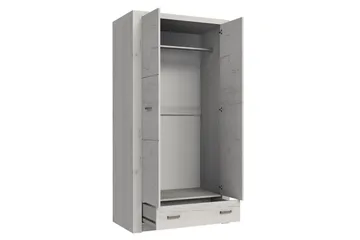 Indianapolis Garderobe 96x58x192 cm - Oppbevaring - Klesoppbevaring - Garderober & garderobesystem