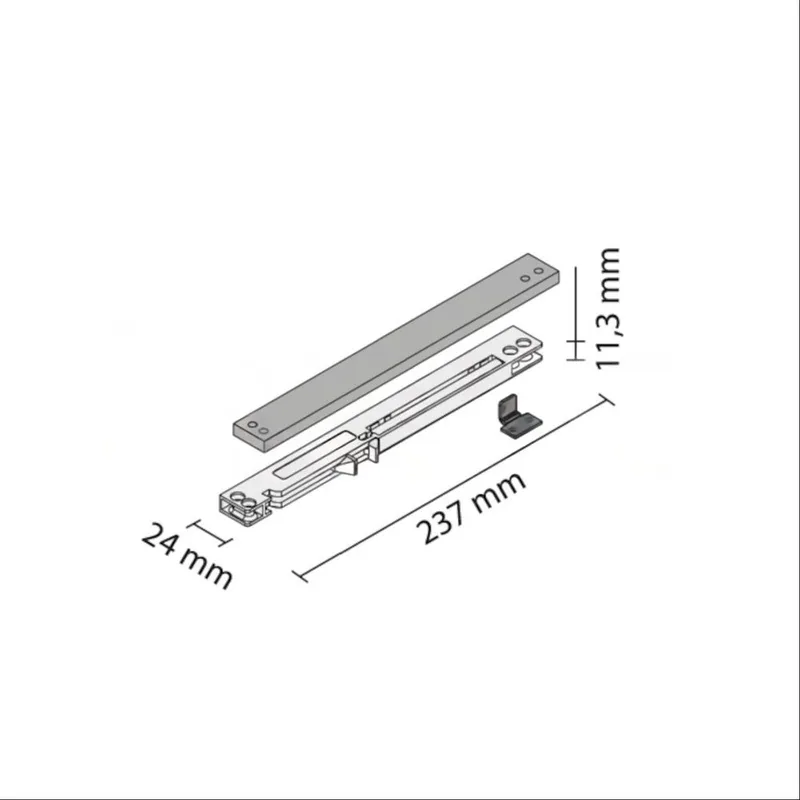 Dempet system for garderobe Alabama Type 61, 63, undefined