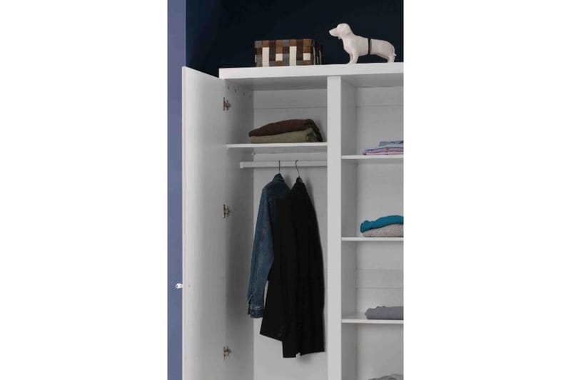 Ekstra hengerail for 2-dørs garderobe Lara - Oppbevaring - Klesoppbevaring - Garderober & garderobesystem - Innredning garderobe - Klesstang