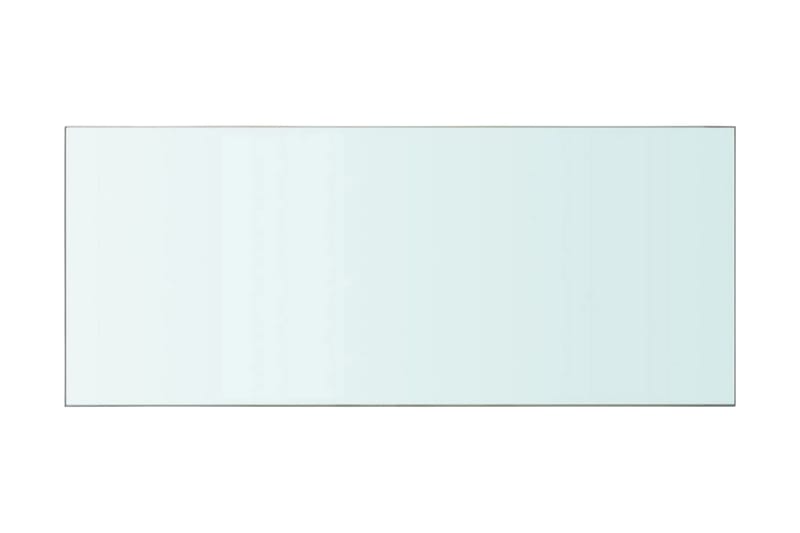 Hyllepanel klart glass 70x30 cm - Hylleplan & hyllekonsoll - Hylleplan til garderobe