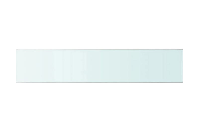 Hyllepanel klart glass 100x20 cm - Oppbevaring - Klesoppbevaring - Garderober & garderobesystem - Innredning garderobe - Hylleplan til garderobe