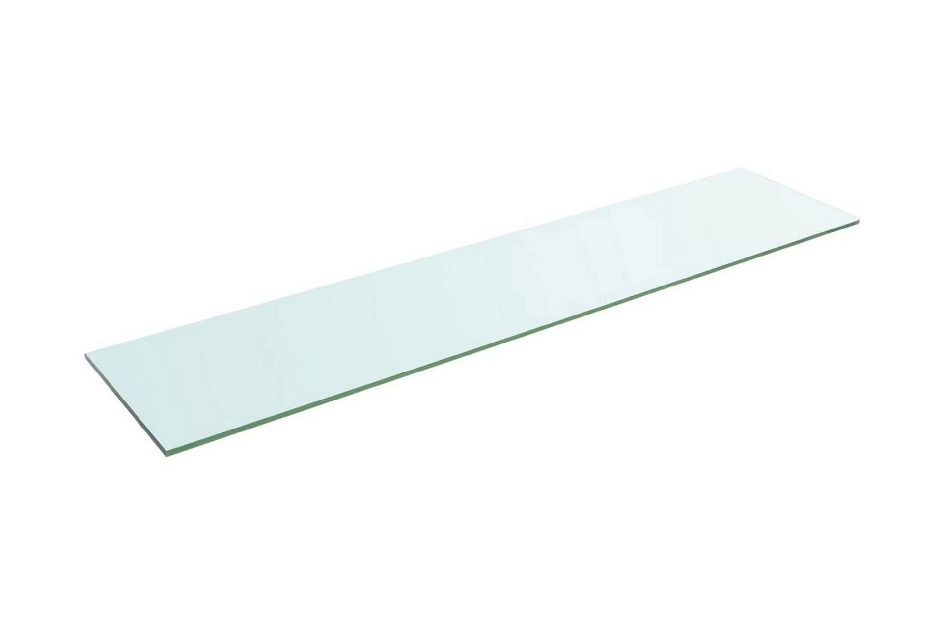 Hyllepanel klart glass 110x25 cm - Oppbevaring - Klesoppbevaring - Garderober & garderobesystem - Innredning garderobe - Hylleplan til garderobe