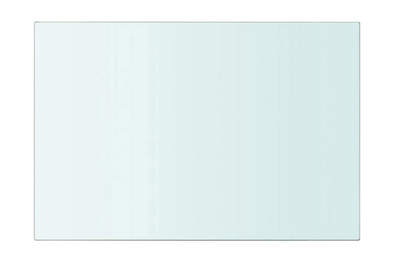 Hyllepanel klart glass 20x30 cm - Hylleplan til garderobe - Hylleplan & hyllekonsoll
