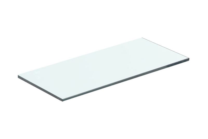 Hyllepanel klart glass 40x12 cm - Hylleplan til garderobe - Hylleplan & hyllekonsoll