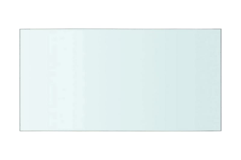 Hyllepanel klart glass 40x20 cm - Oppbevaring - Klesoppbevaring - Garderober & garderobesystem - Innredning garderobe - Hylleplan til garderobe